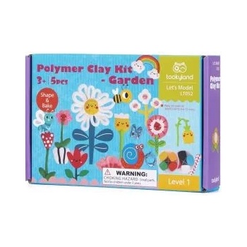 Image 1 of Tooky Toy Комплект за игра с огнеупорна глина - Пролетна градина