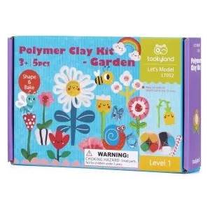 Tooky Toy Комплект за игра с огнеупорна глина - Пролетна градина