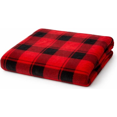 TOP Mikroplyšová deka Premium Zimní kostka 150x200