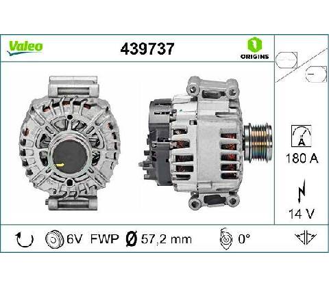 Alternátor VALEO 439737
