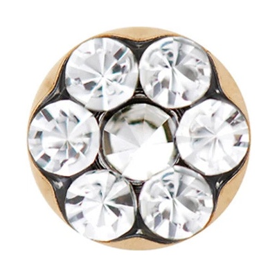 STUDEX Náušnice pro piercing sada Sensitive Maxi Margaréta PR-LD6004Y pozlacená