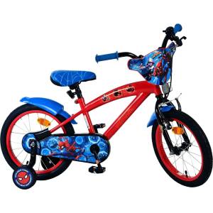 E & L Cycles Детски велосипед с помощни колела E&L cycles Volare - Ultimate Spiderman, 16 (20582-CB16)