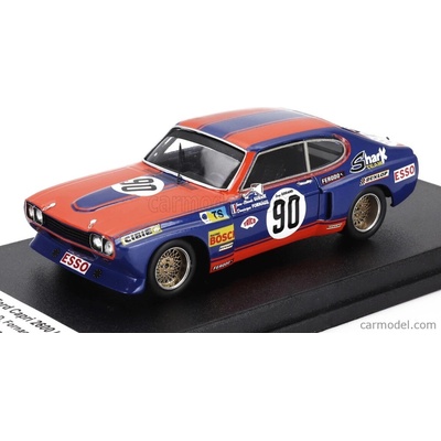 Trofeu Ford england Capri 2600 Lv 3.0l V6 N 90 Le Mans 1974 Jean Claude Guerie Dominique Fornage Serge Godard Červená Modrá 1:43