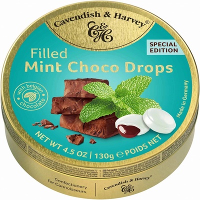 Cavendish & Harvey Filled Mint Choco Drops 130 g