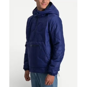 Adidas Down Quilt Half Zip Jacket Blue - magazinko