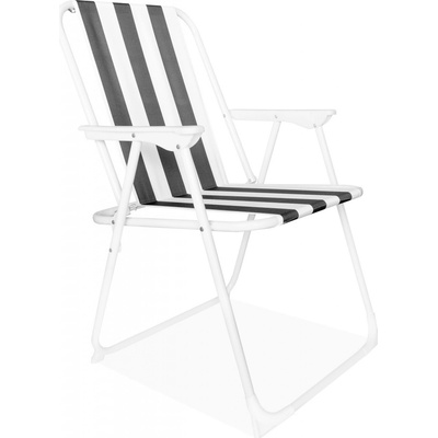 Linder Exclusiv Křeslo PO2600SA Šedé s pruhy