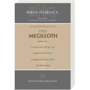 Biblia Hebraica Quinta: Megilloth | Adrian Schenker (ISBN: 9783438052780)
