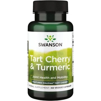 Swanson Tart Cherry & Turmeric [60 капсули]