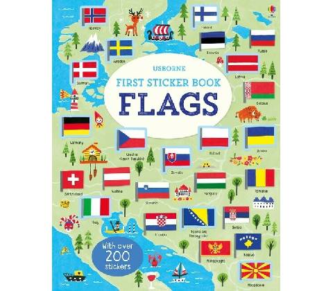 First Sticker Book Flags