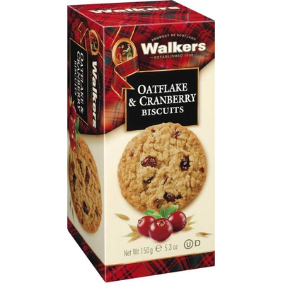 Walkers suąenky Ovesné vločky s brusinkami 150g
