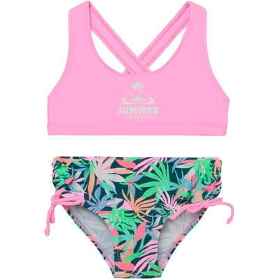 Color Kids Bikini W. Front Print & AOP-9917-Mediterranea Zelená