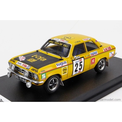 Trofeu Opel Ascona night Version N 25 Rally Tap 1973 M.quepe M.amaral Žlutá Černá 1:43