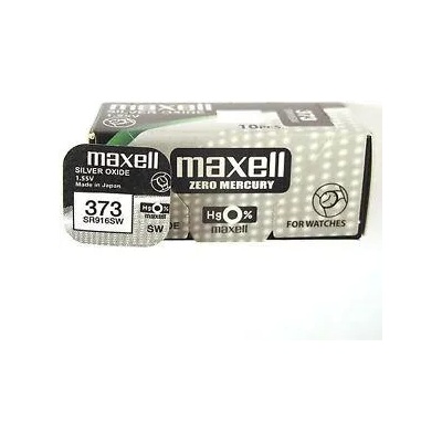 Maxell Бутонна батерия сребърна maxell sr-916 sw /373/1.55v (ml-bs-sr-916-sw)
