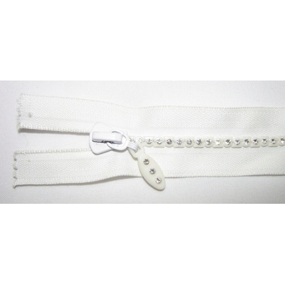 Zips ozdobný s kameňmi 15cm