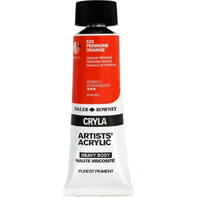 Daler-Rowney Cryla Artists’ АКРИЛНА боя Perinone Orange 75 ml 1 бр (125075522)