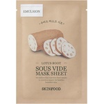 Skinfood Sous Vide Mask Sheet Lotus Root - Тъканна маска с корен от лотус 1бр/20мл