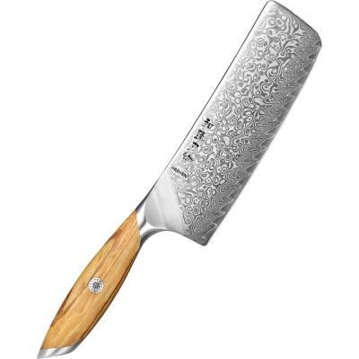 HEZHEN kuchyňský nůž Nakiri OLIVE X01 (7,5")