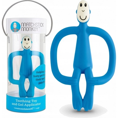 Matchstick Monkey Teething Toy blue – Zboží Dáma