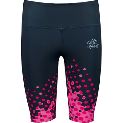 Altisport dámské legíny nad kolena premium VOJ/ALW109LEG02 růžovo-černé