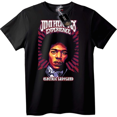 NOONEBRAND Тениска Jimi Hendrix Electric Ladyland - 5XL, White