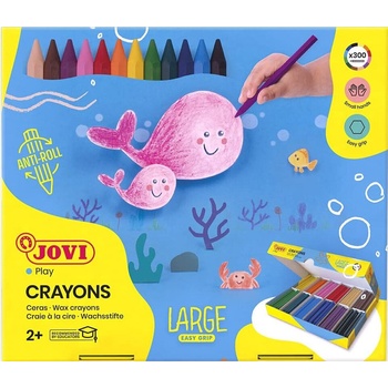 Image 1 of Jovi Hexagonal Wax Crayons Восъци 300 бр (909)