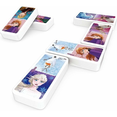 Spin Master Domino v plechové krabičce Ledové království