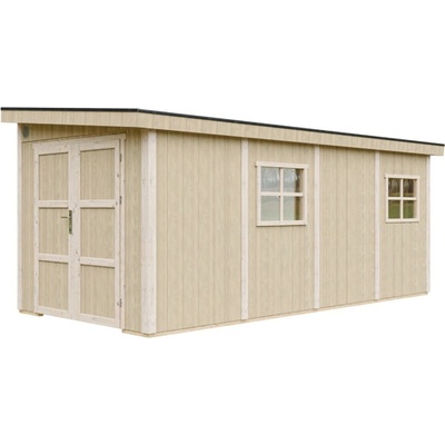 Timbela Zahradní domek - přístavba M940B z LP SmartSide, 236 x 486 cm přírodní – Hledejceny.cz