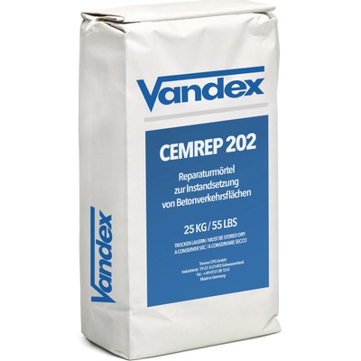 VANDEX CEMREP 202, rýchlotuhnúca opravná malta