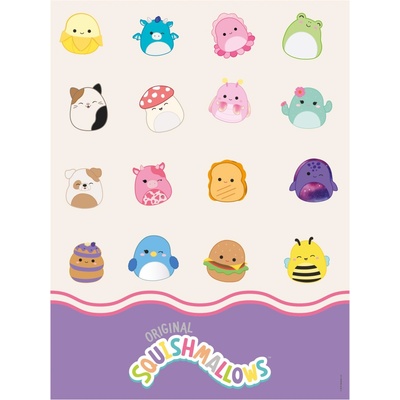 Procos Plastový ubrus Squishmallows 120x180 cm
