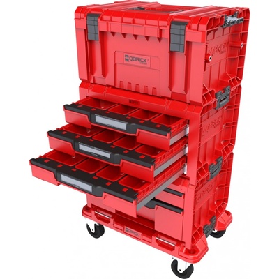 QBrick System Souprava boxů na nářadí QS Pro 4 Red 16460 Z258360PG013