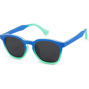 Techsuit Детски слънчеви очила Techsuit Kids Polarized Sunglasses (691) - поляризирани, TR рамка - Аквамарин