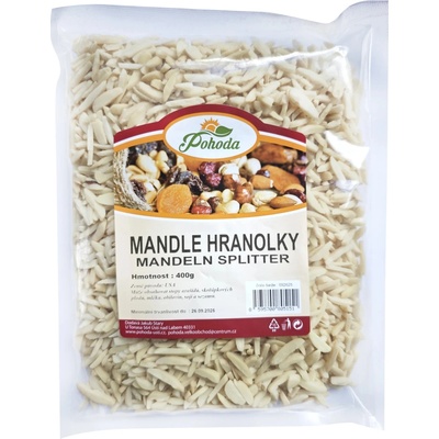 Velkoobchod Pohoda Mandle hranolky 400 g – Hledejceny.cz
