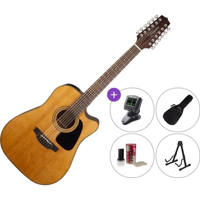 Takamine GD30CE-12NAT SET Natural 12-струнна електро-акустична китара