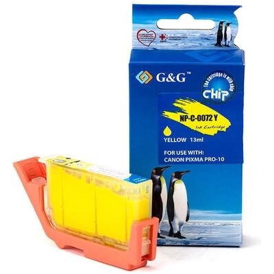 Compatible Глава за CANON PIXMA PRO-10 (PRO10) - Yellow - ink cartridge - PGI-72Y (PGI72Y) - 6406B001 - P№ NP-C-0072Y/C(PG) - G&G (Compatible-NP-C-0072Y)