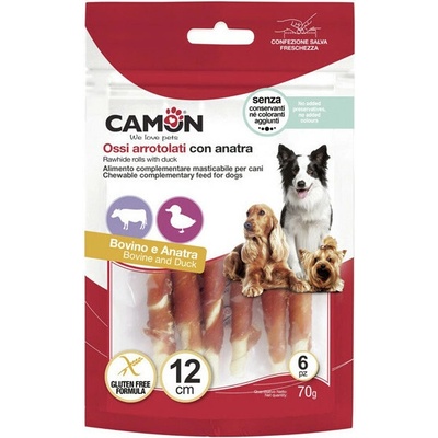 Camon Treats&Snacks Dog Tyčinky z kože obalené kačacím mäsom 70 g