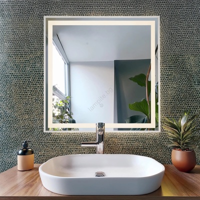 84037 - LED Димируем огледало с подсветка RIVAS LED/10W/230V 50x50 см (GL8009)