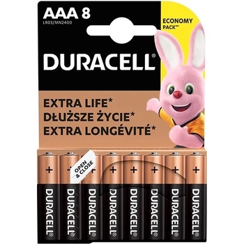 Duracell Батерия Micro DURACELL Basic MN2400 AAA 8-клетъчна 10PP110026 (10PP110026)