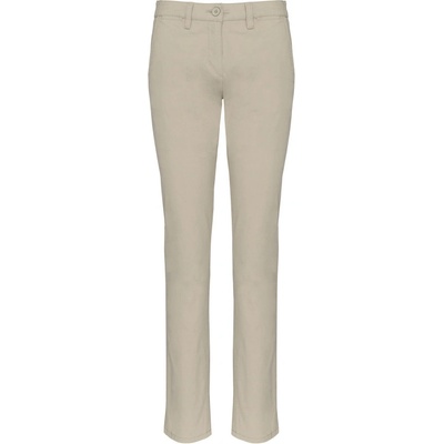 Kariban Kalhoty Kariban K741 chino dámské COT20K741125t9-beige