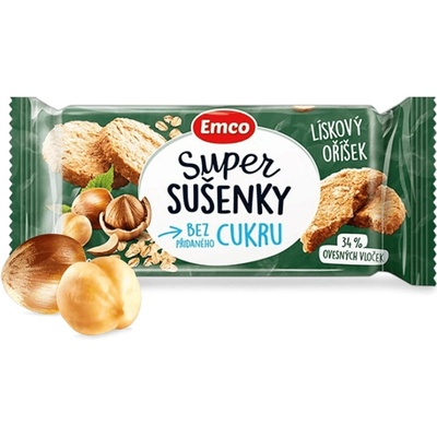 Emco Ovesné sušenky oříšek 60 g – Sleviste.cz