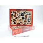 Castorland 1500 - piece puzzle Collage with Dogs