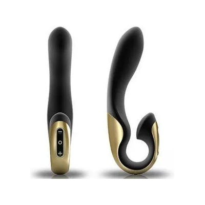 ZINI Вибратор с презареждане Roae, Черен със златисто, 1751