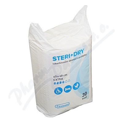 Podložky absor.STERI DRY EXTRA 60 x 60 cm-30 ks Steriw