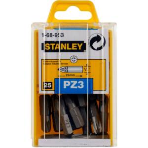 STANLEY - Комплект битове PZ3, 25 бр 1-68-953 (1-68-953)