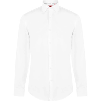 Image 1 of HUGO BOSS Koey Poplin Shirt - White 199