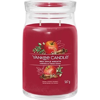 Yankee Candle Red Apple Wreath Signature ароматична свещ 567 гр