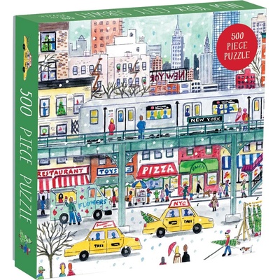 Galison - Puzzle New York City Subway - 500 piese