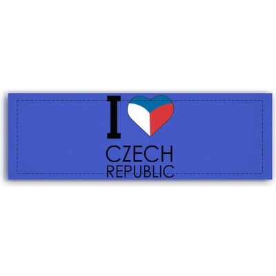 Fotoobraz 150x55 cm panorama I love Czech republic