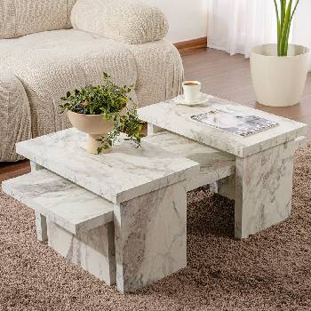 ASG Sanctuary - дизайнерска маса Freesia Marble (8684283111824)