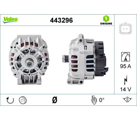 Alternátor VALEO 443296
