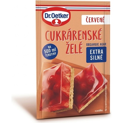 Dr. Oetker Cukrárenské želé červené 10 g